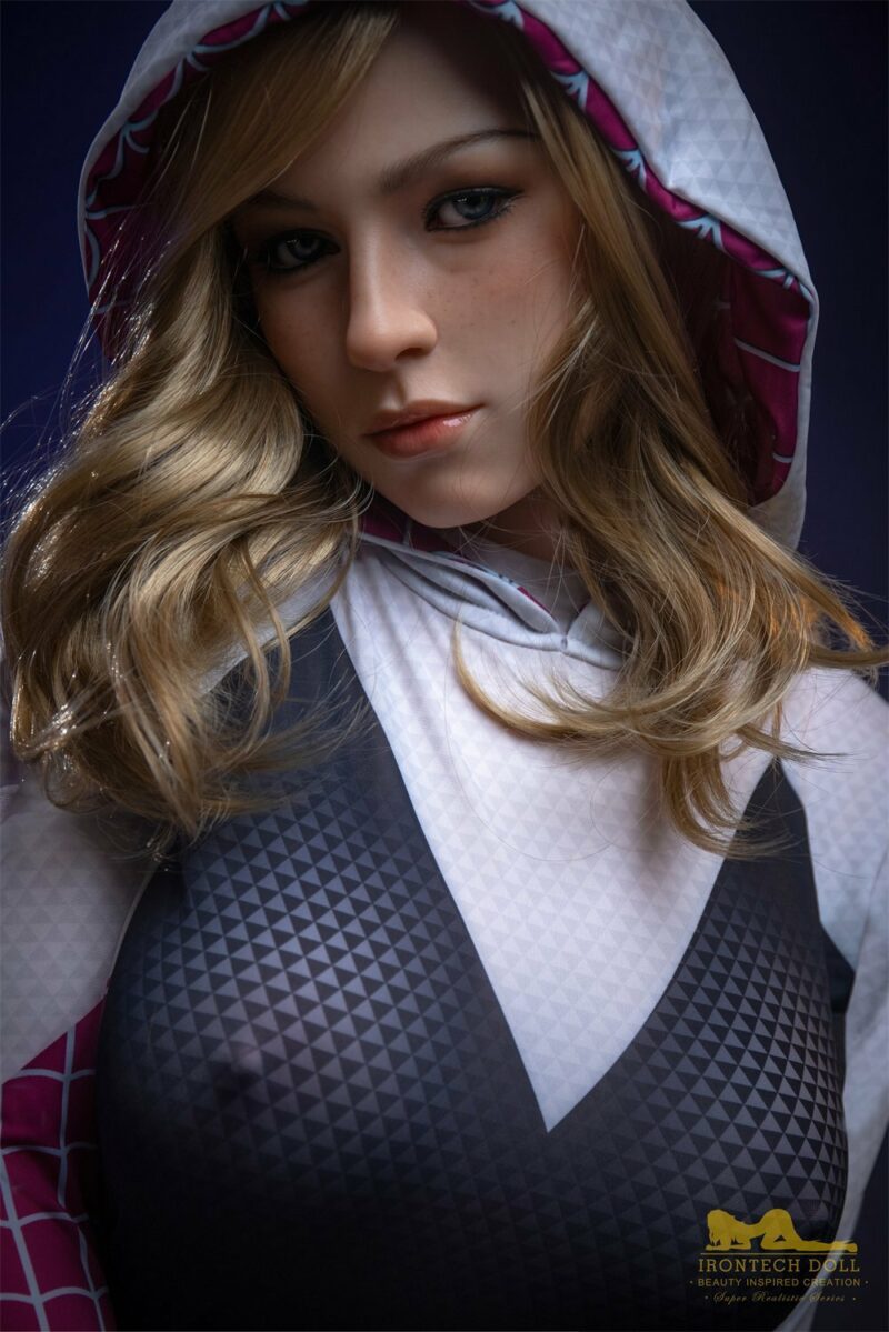 1P8A5372.jpg Irontech Doll 167cm D-cup Spider Gwen Sex Doll Flora