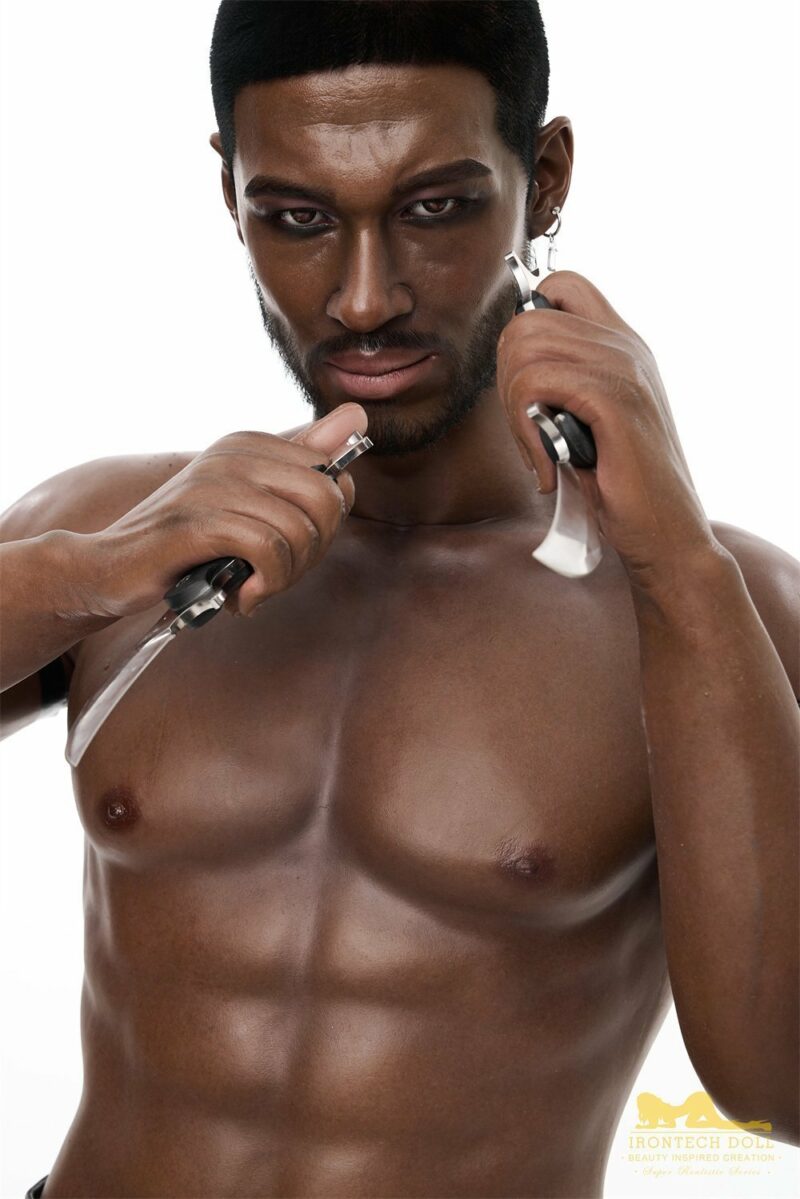 LW3A8385.jpg Irontech Doll 176cm Black Male Love Doll Bill