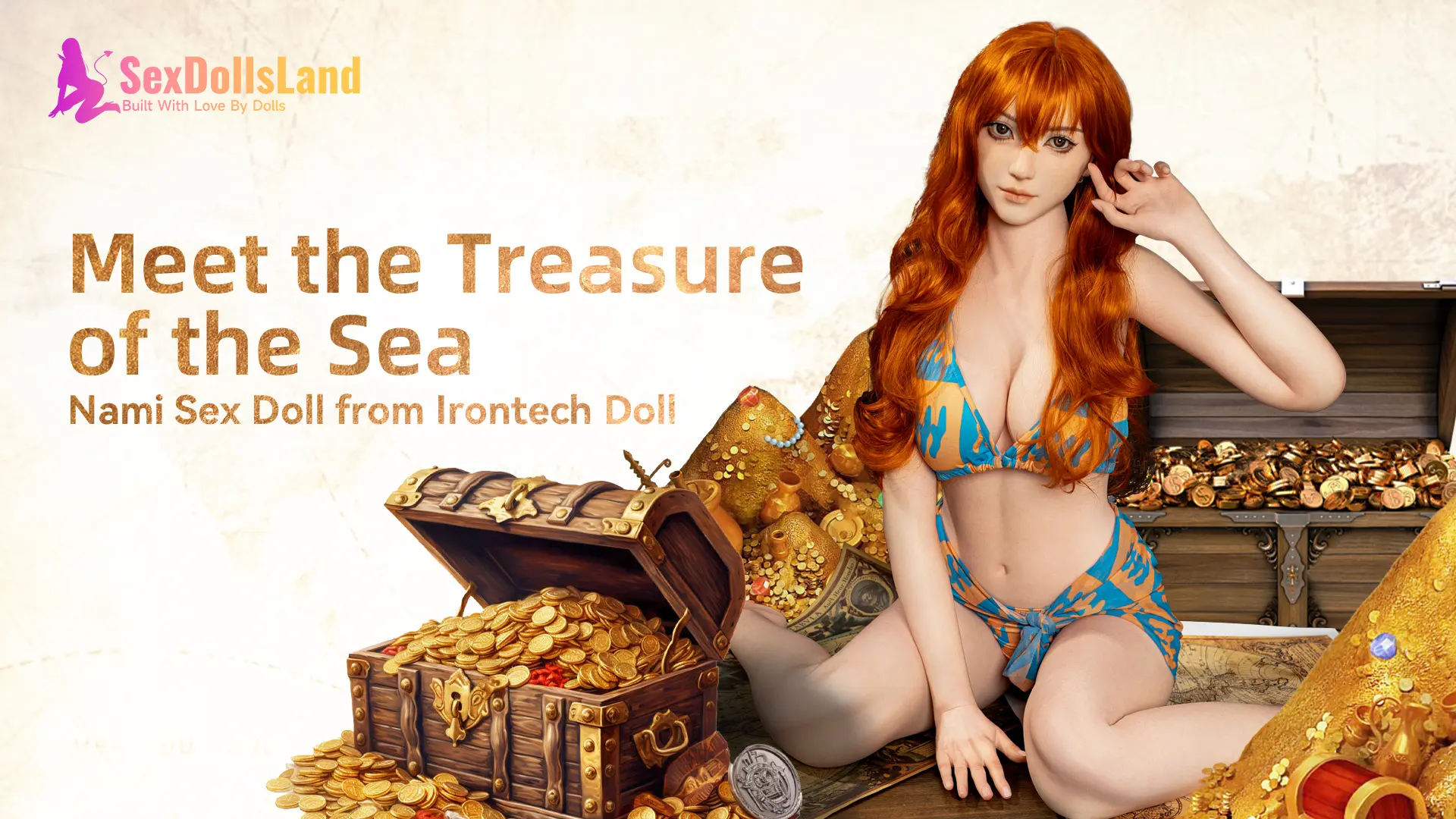 nami sex doll Nami One piece Sexdoll Loribear anime hentai toy main image 1