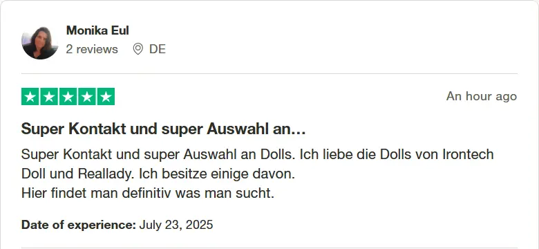 Trustpilot Sex doll reviews