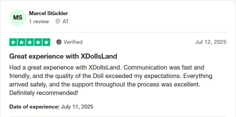 Trustpilot Sex doll reviews