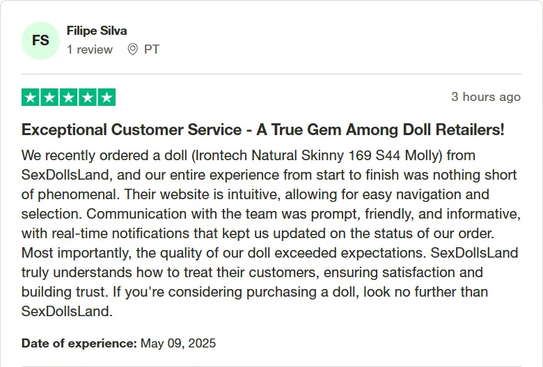Trustpilot Sex doll reviews