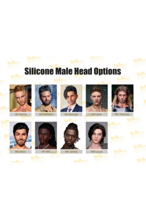 Irontech Doll Silicone Male Sex Doll Head